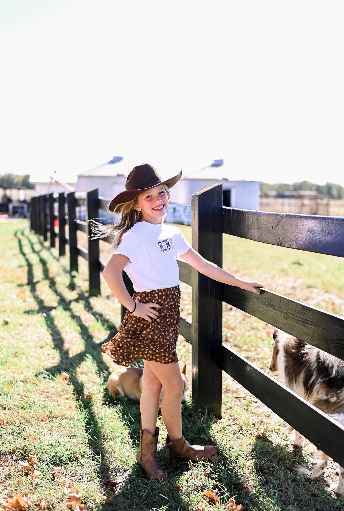 3 Cowboy Boots Embroidery Baby Tee