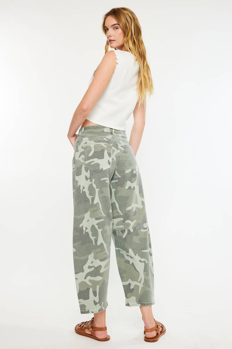 HIGH RISE CAMO PRINT HORSESHOE