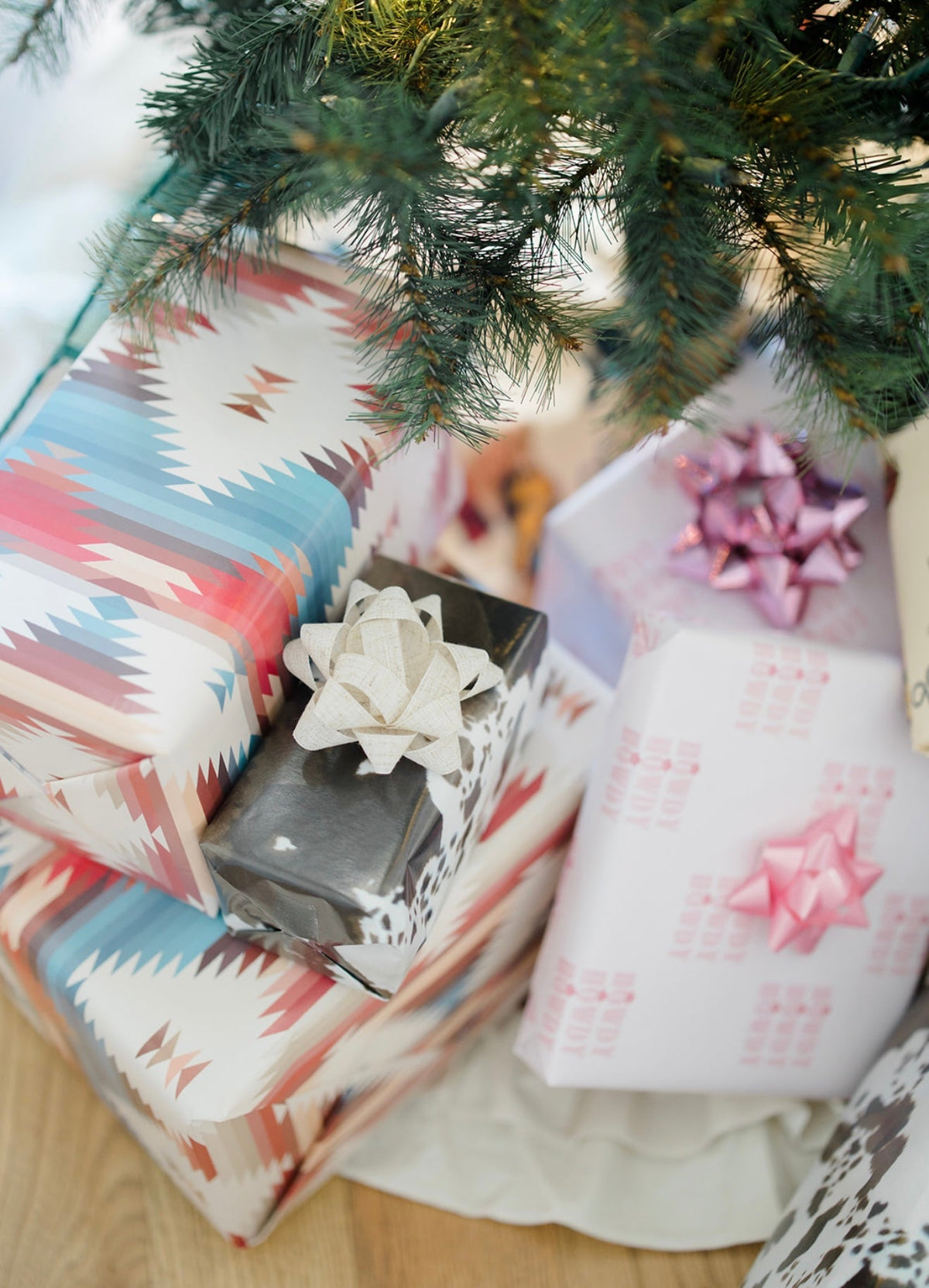 Brown Cowhide Wrapping Paper