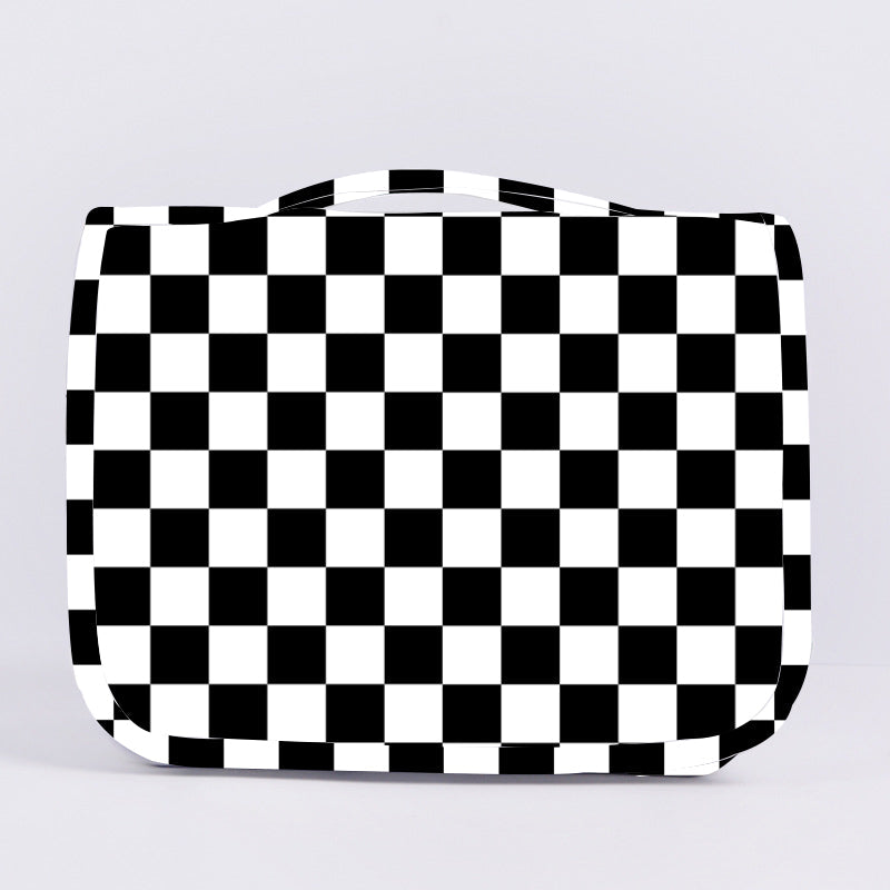Checkerboard Shower Tote