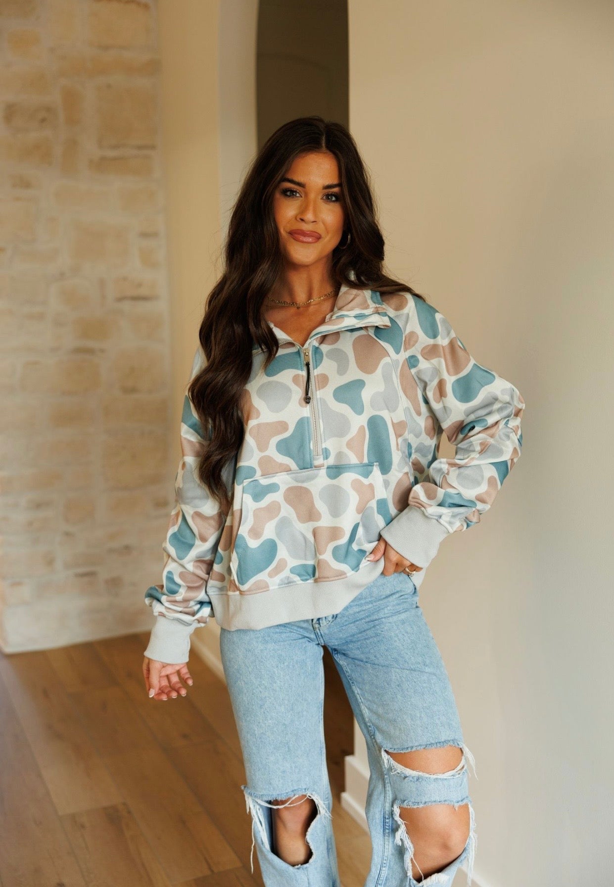 Camo Pullover