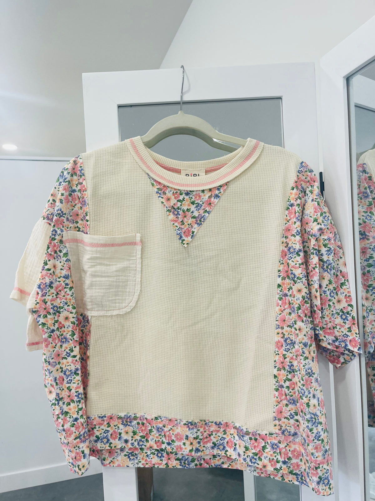 Floral And Ivory Shirt