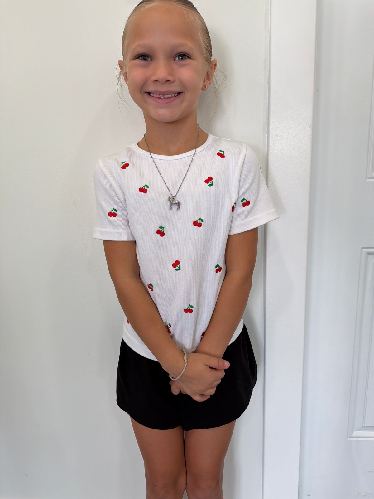 Cherry Babydoll Tee