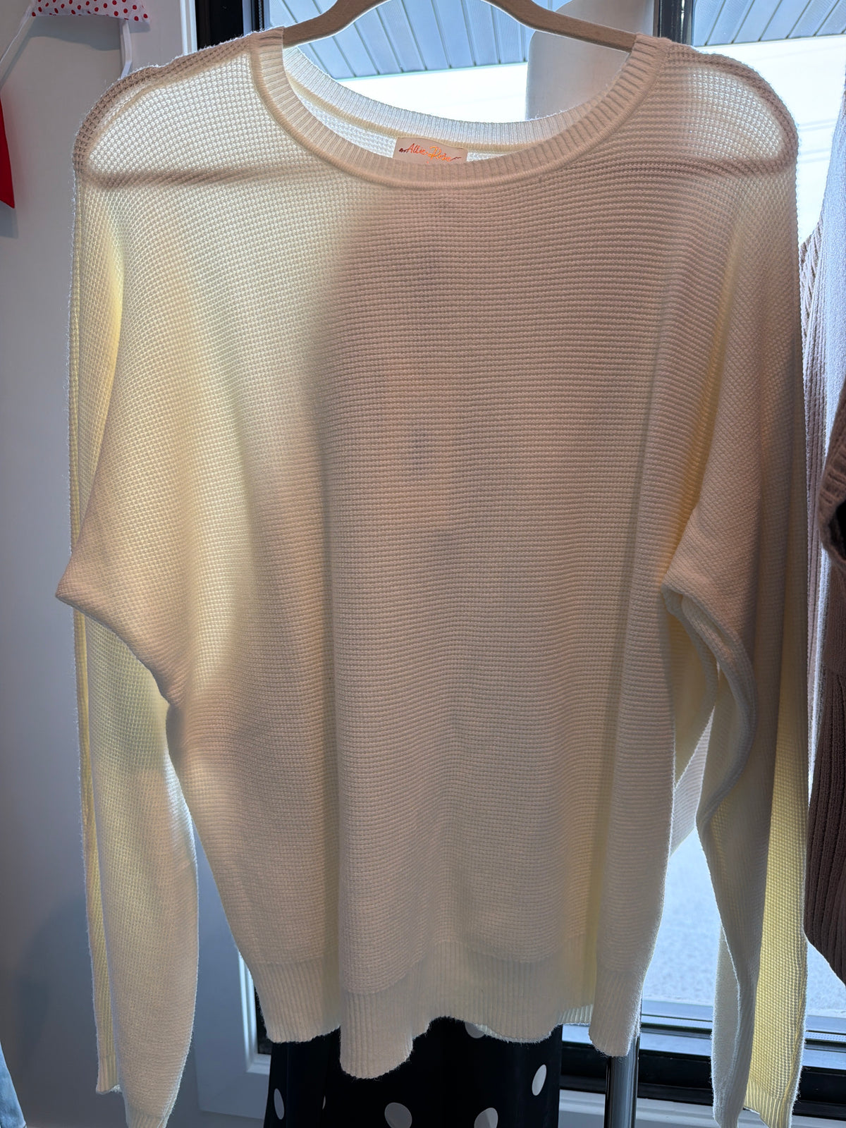 White Knitted Sweater