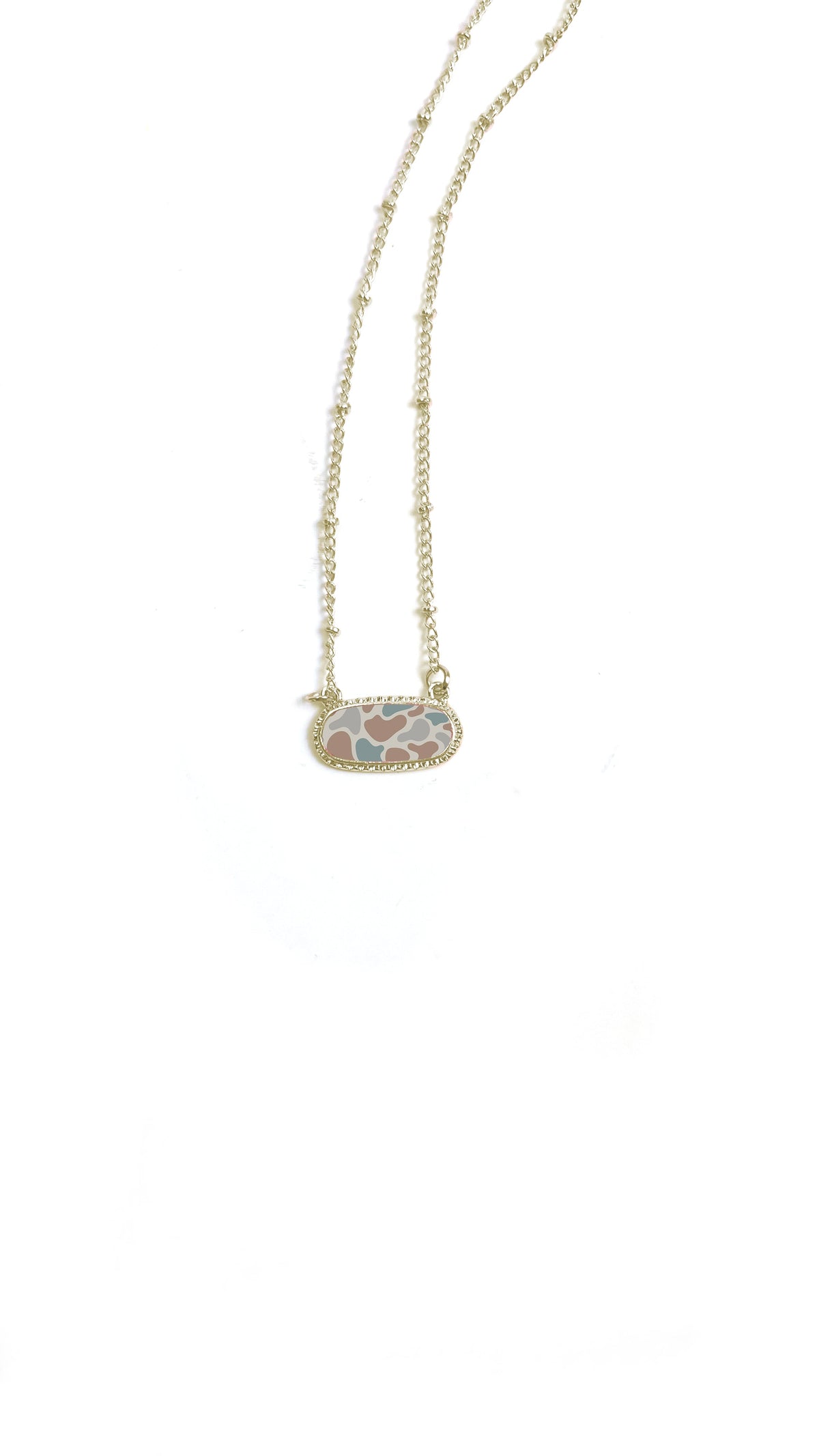 Camo Necklace GOLD