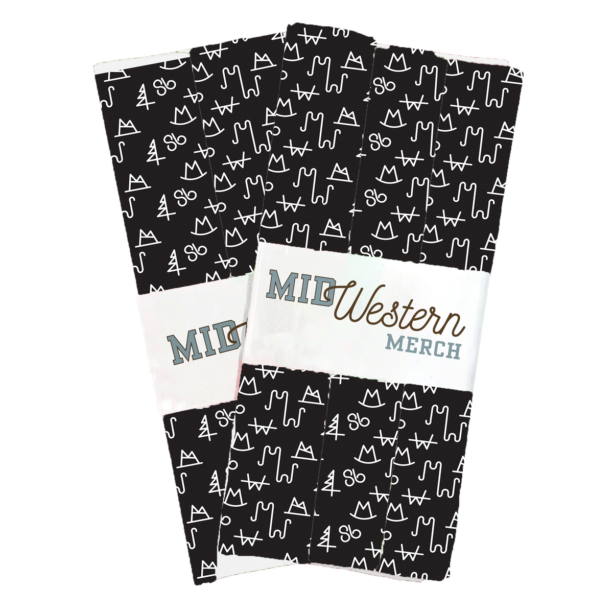 Black Brand 20 Piece Tissue Paper Pack