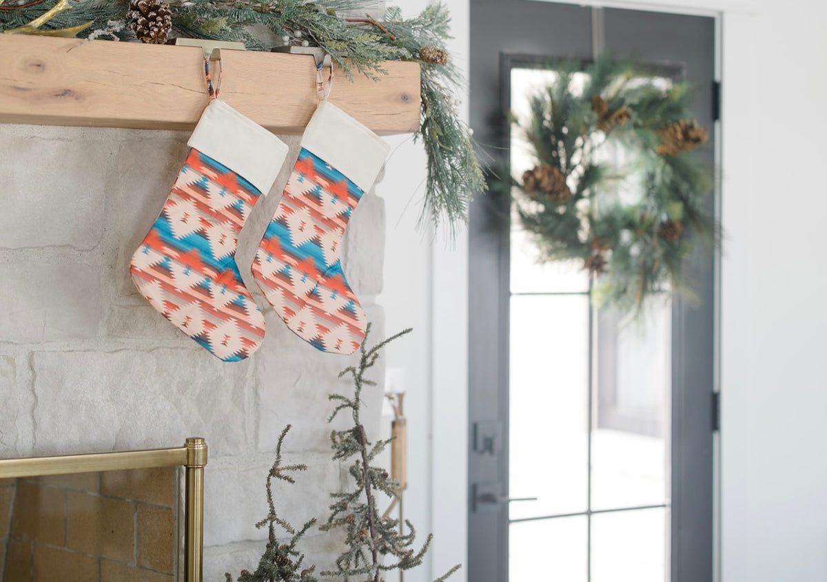 Aztec Christmas Stocking