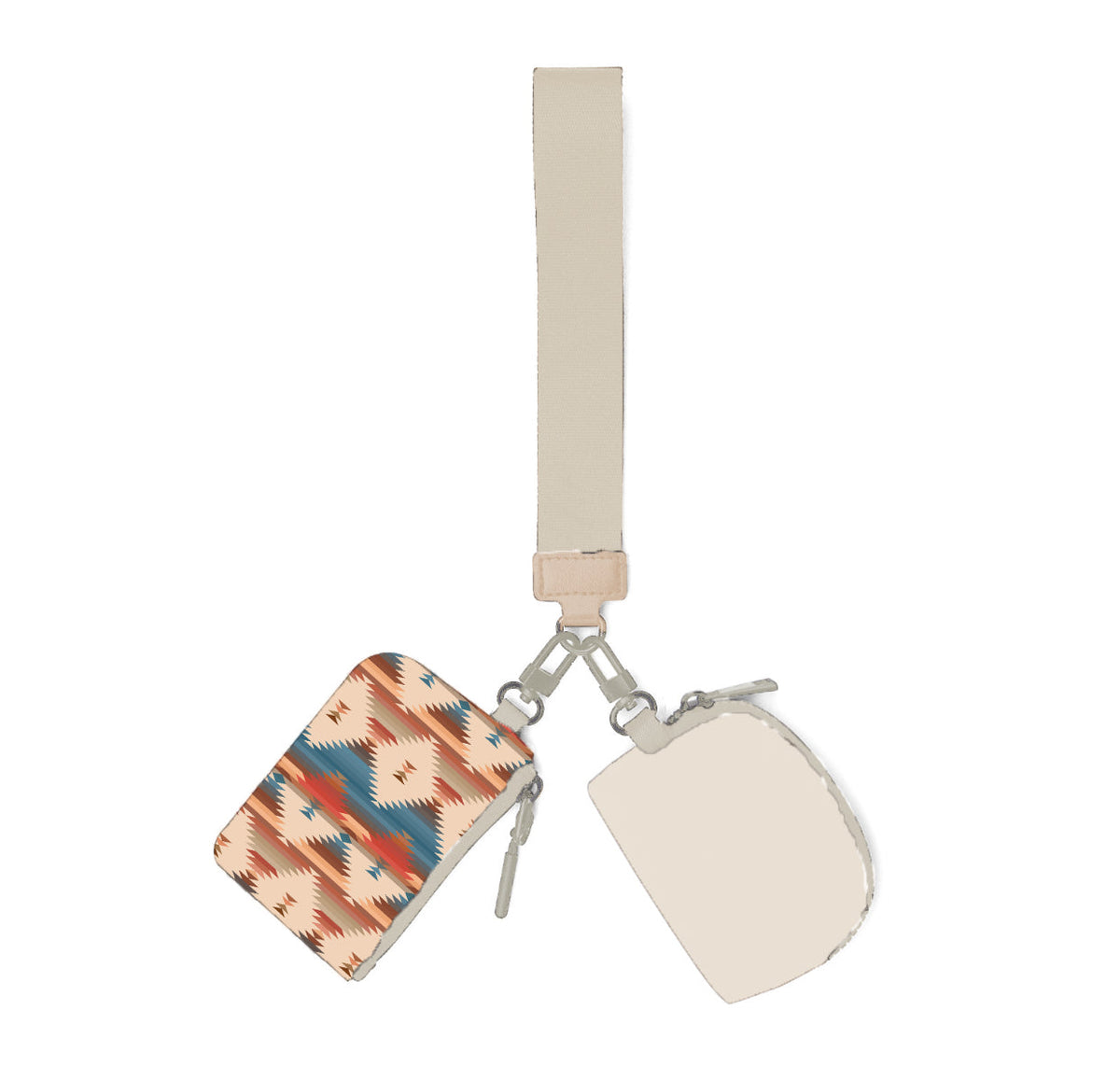 Aztec Dual Pouch Wristlet