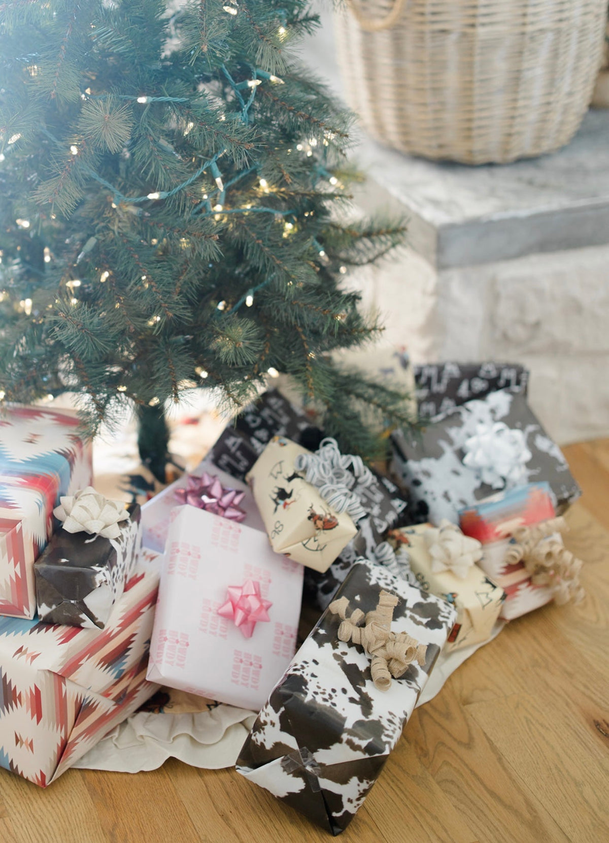 Brown Cowhide Wrapping Paper