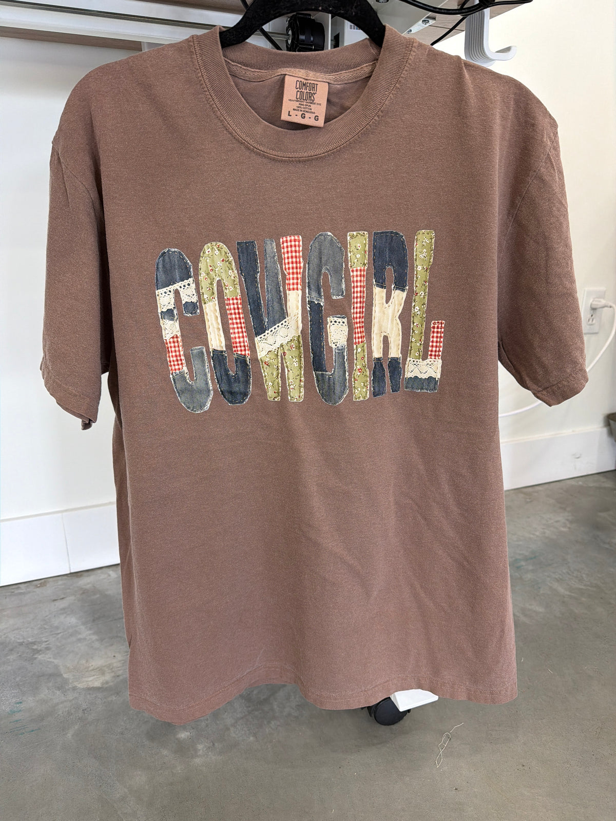 Quilted Cowgirl Graphic Tee