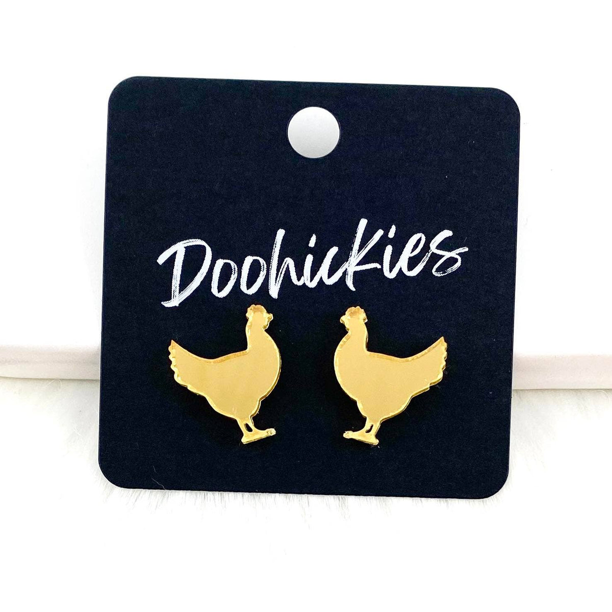 Show Animal Studs - Western Earrings: Pink Glitter Pigs