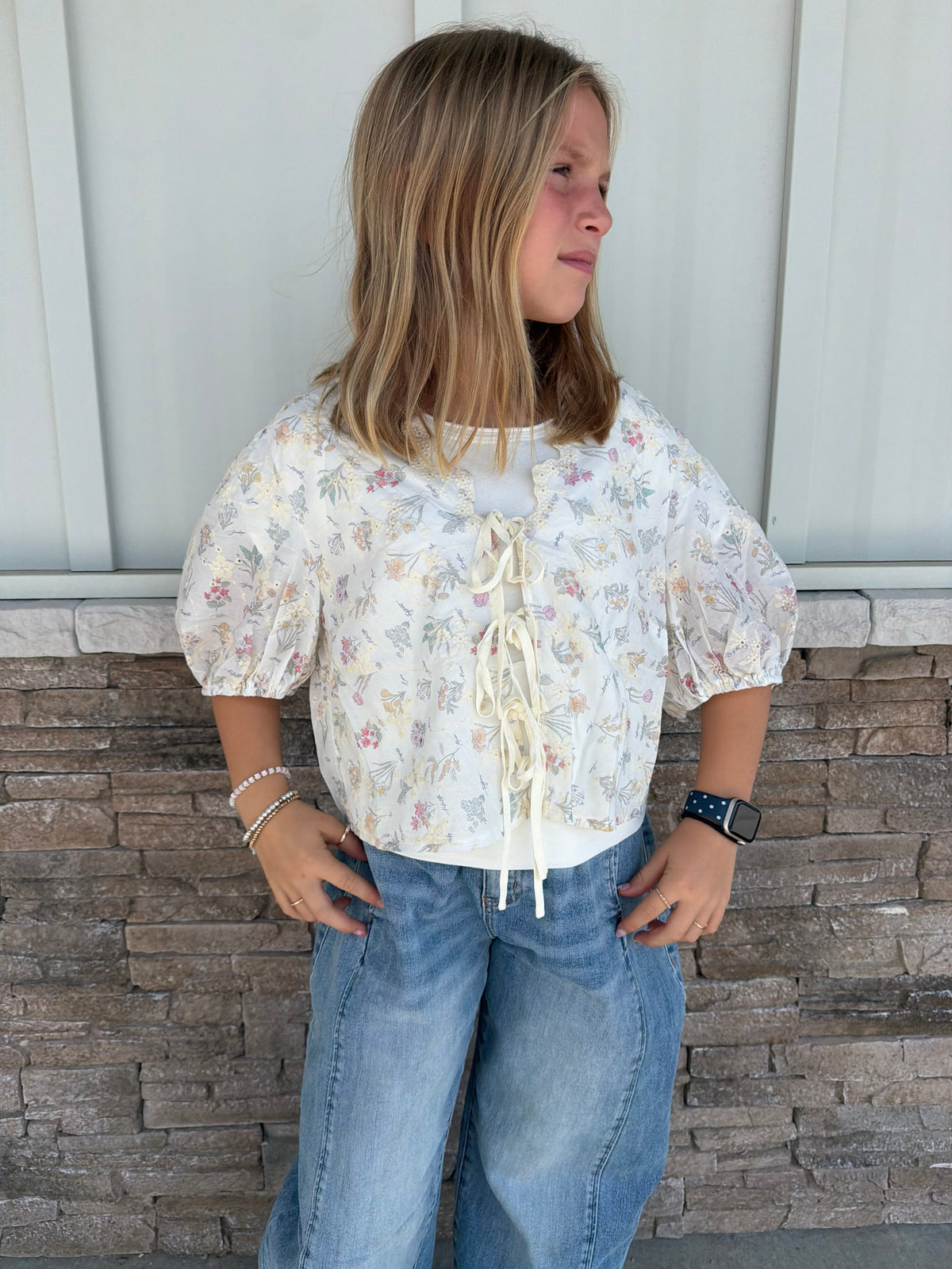 Lace Floral Blouse