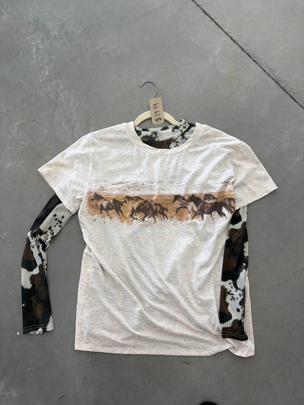 Tan Dessert Cowboy Tee