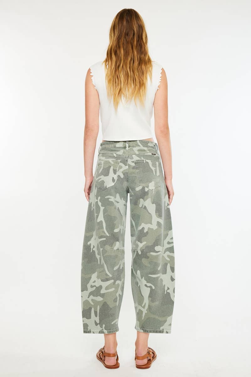 HIGH RISE CAMO PRINT HORSESHOE