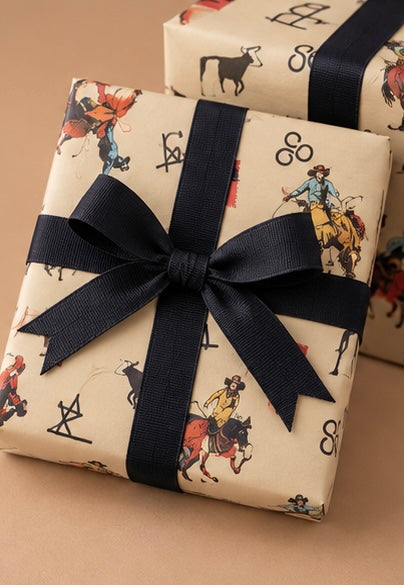 Vintage Cowboy Wrapping Paper