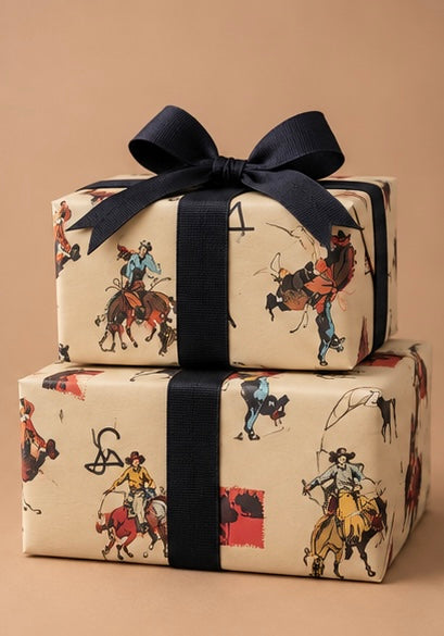 Vintage Cowboy Wrapping Paper