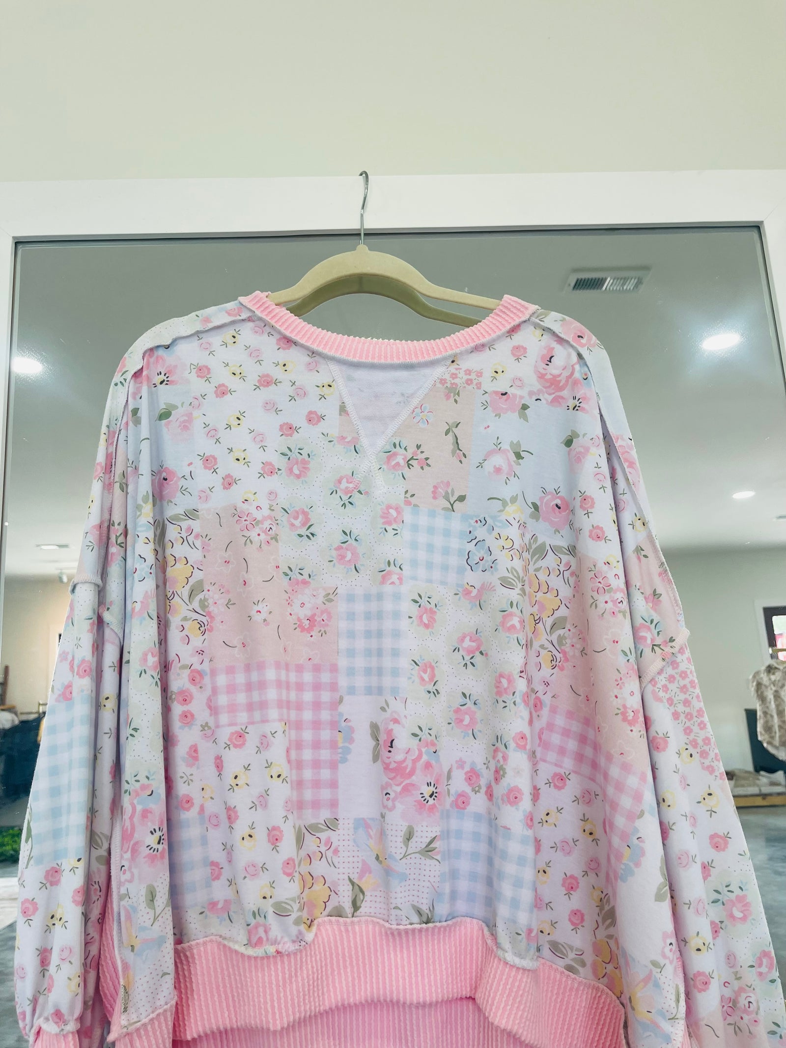 Pastel Floral Flowy Shirt