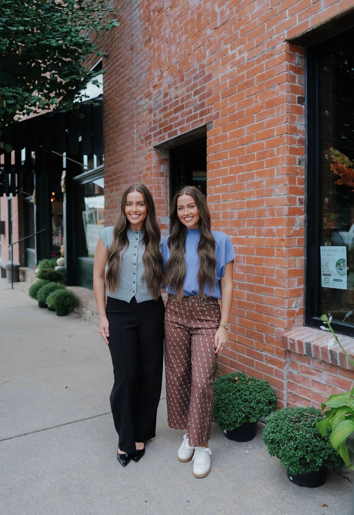 Cotton Twill Polka Dot Pants