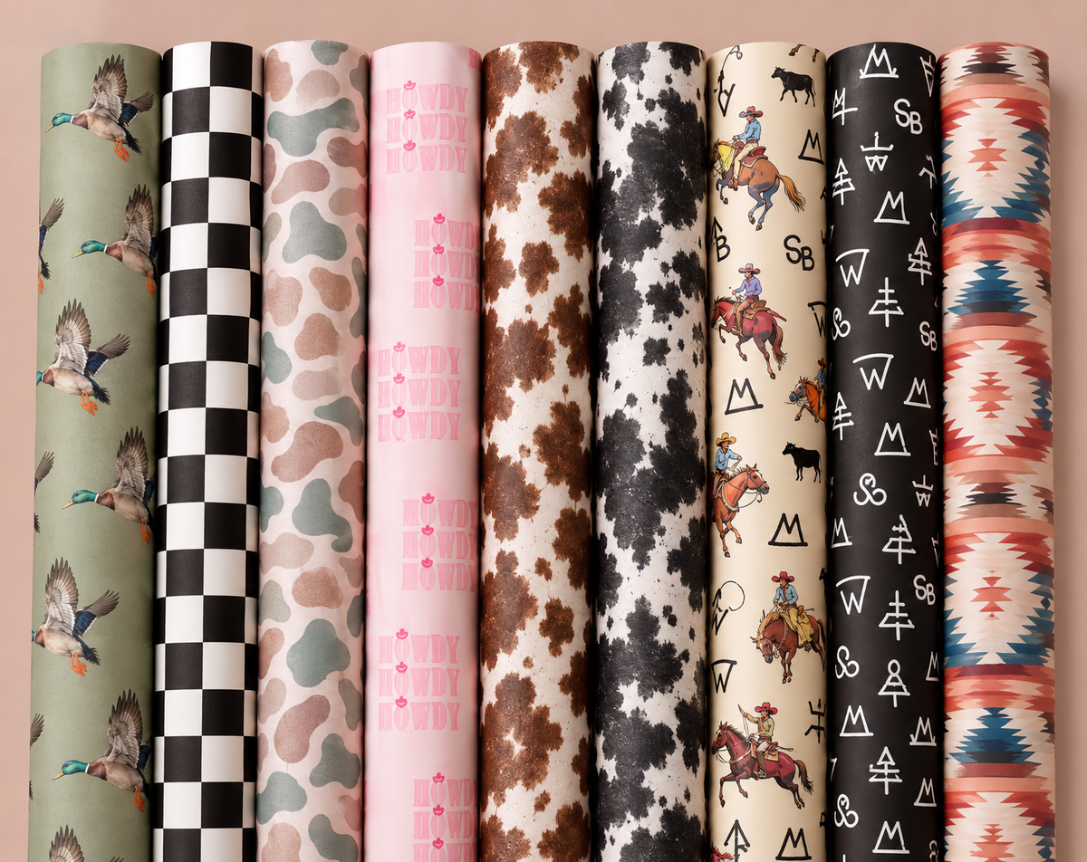 Vintage Cowboy Wrapping Paper