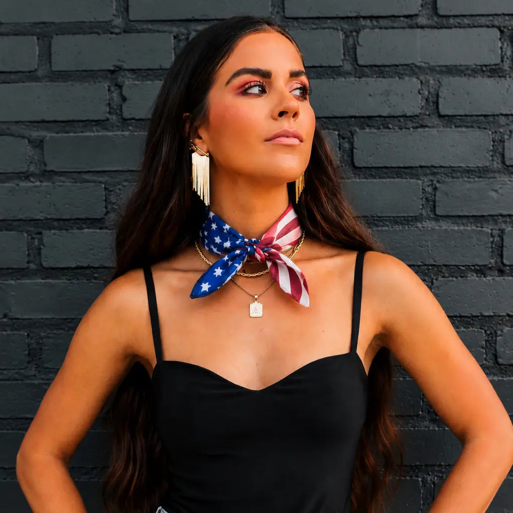 Red, White, & Blue Buckaroo Scarf