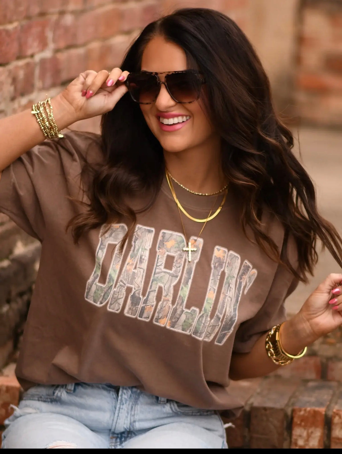 Darlin Camo Tee