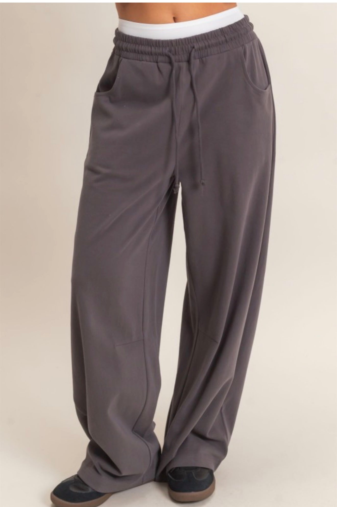 Charcoal Barrel Joggers