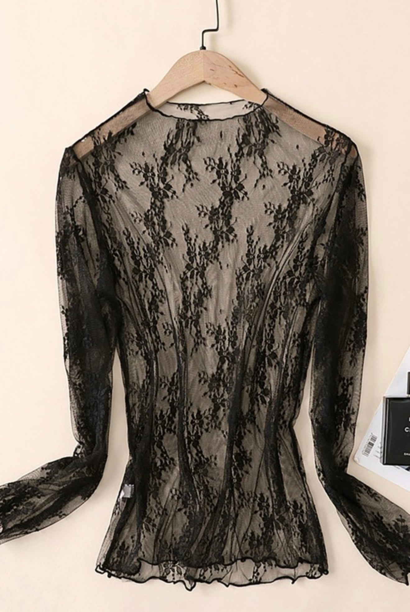 Black Lace Top