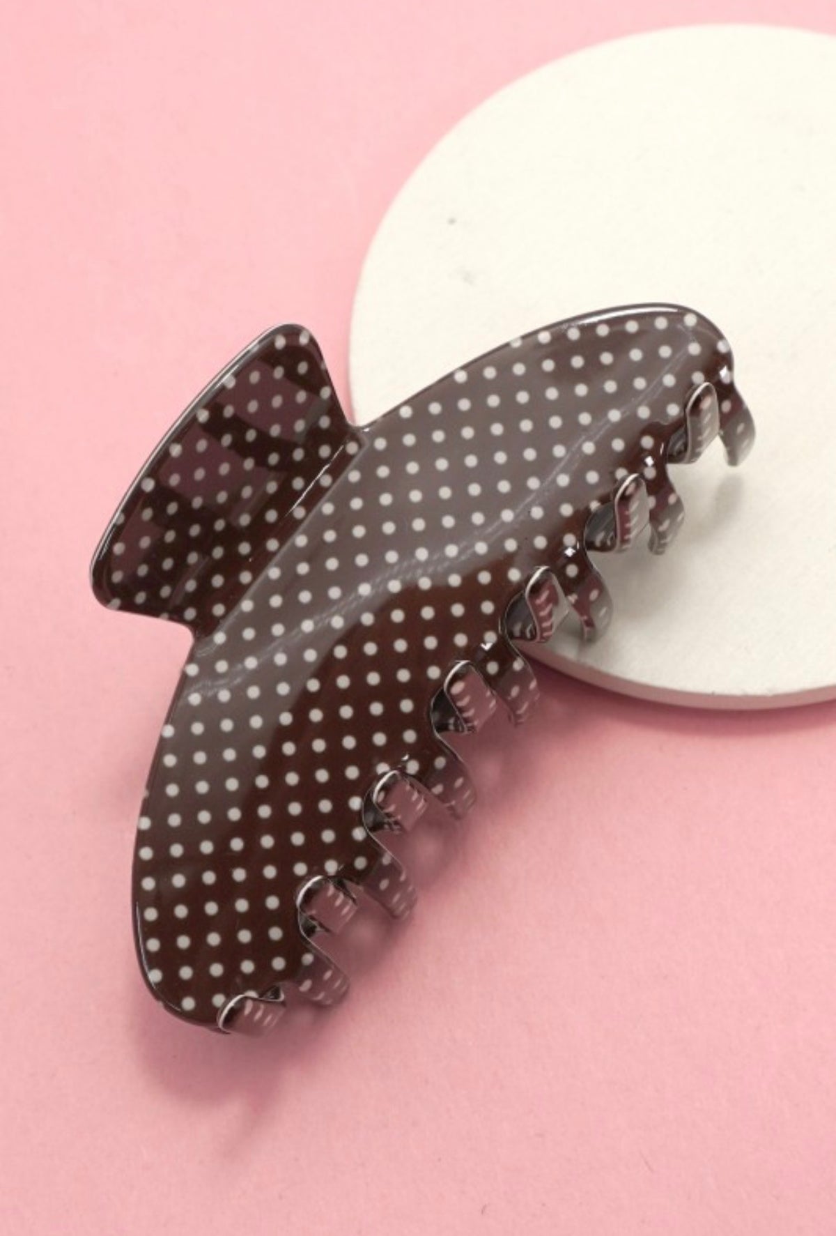 Polka Dot Claw Clip