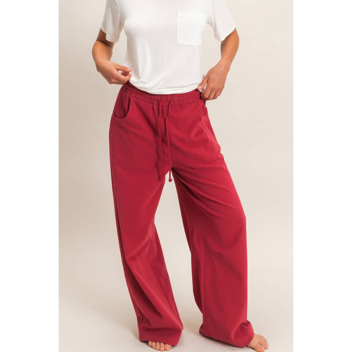Red Joggers