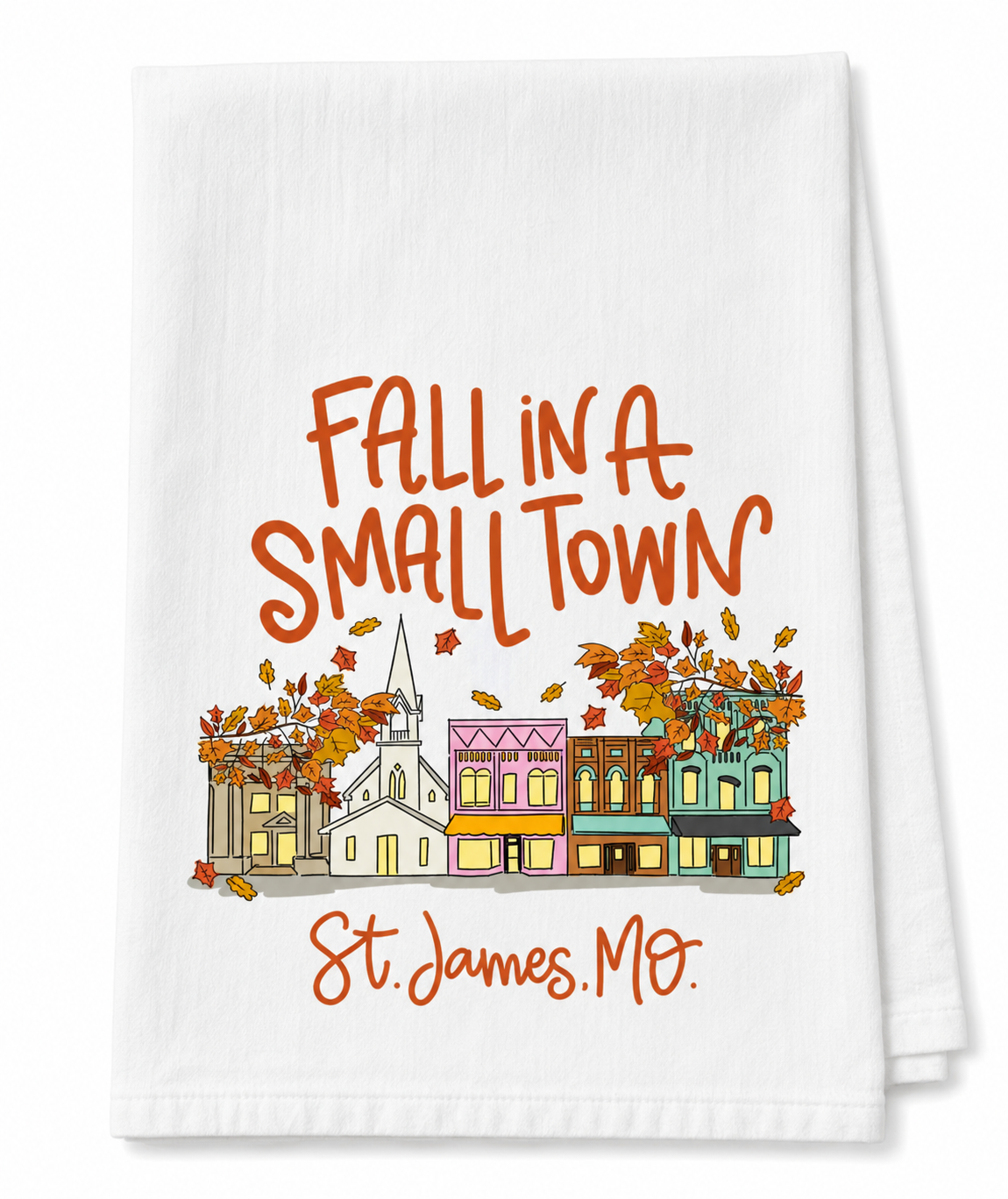 Fall In A Small Town St James Towel