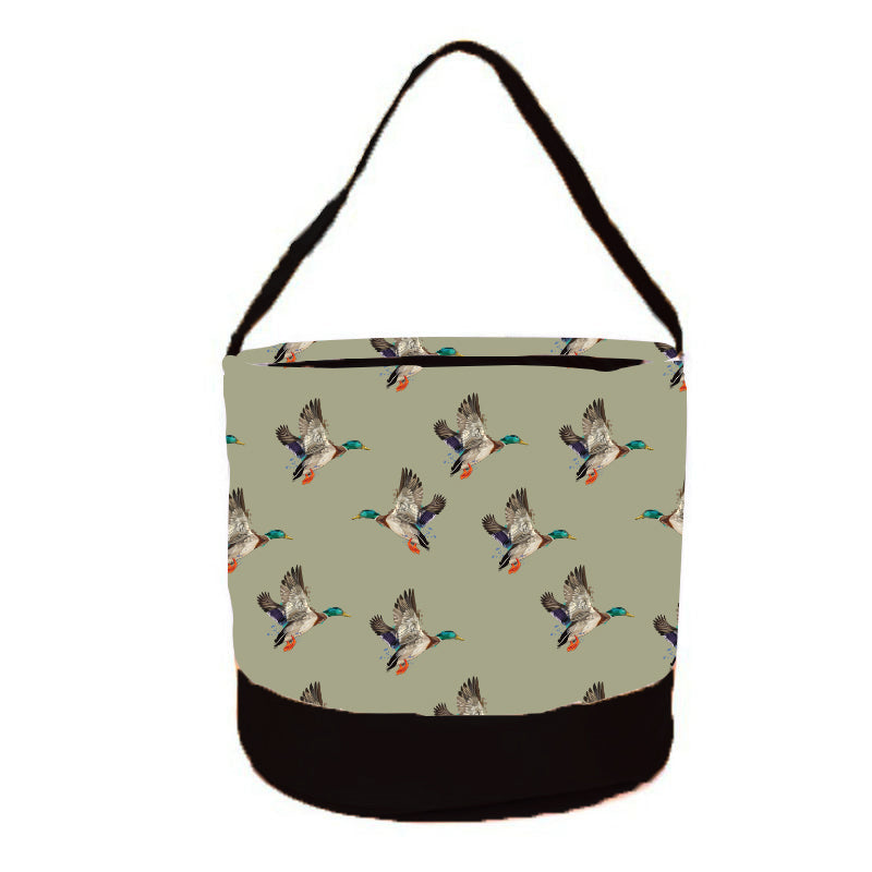 Green Duck Round Storage Bin