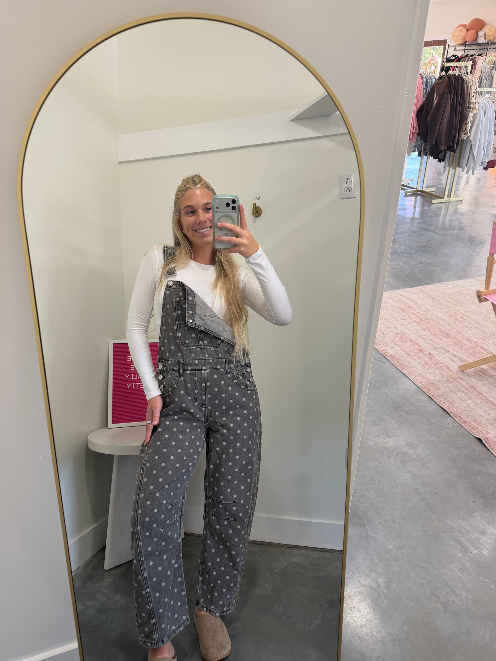 Polka Dot Overalls