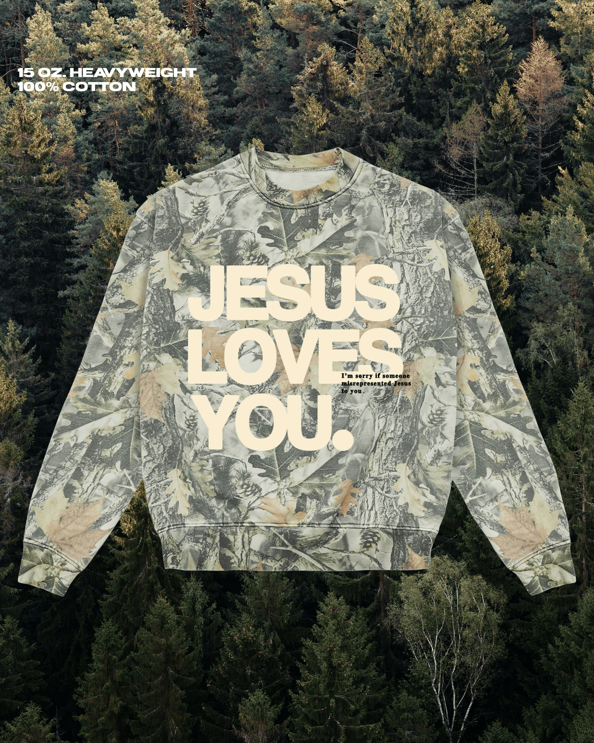 Jesus Loves You Camo Crew