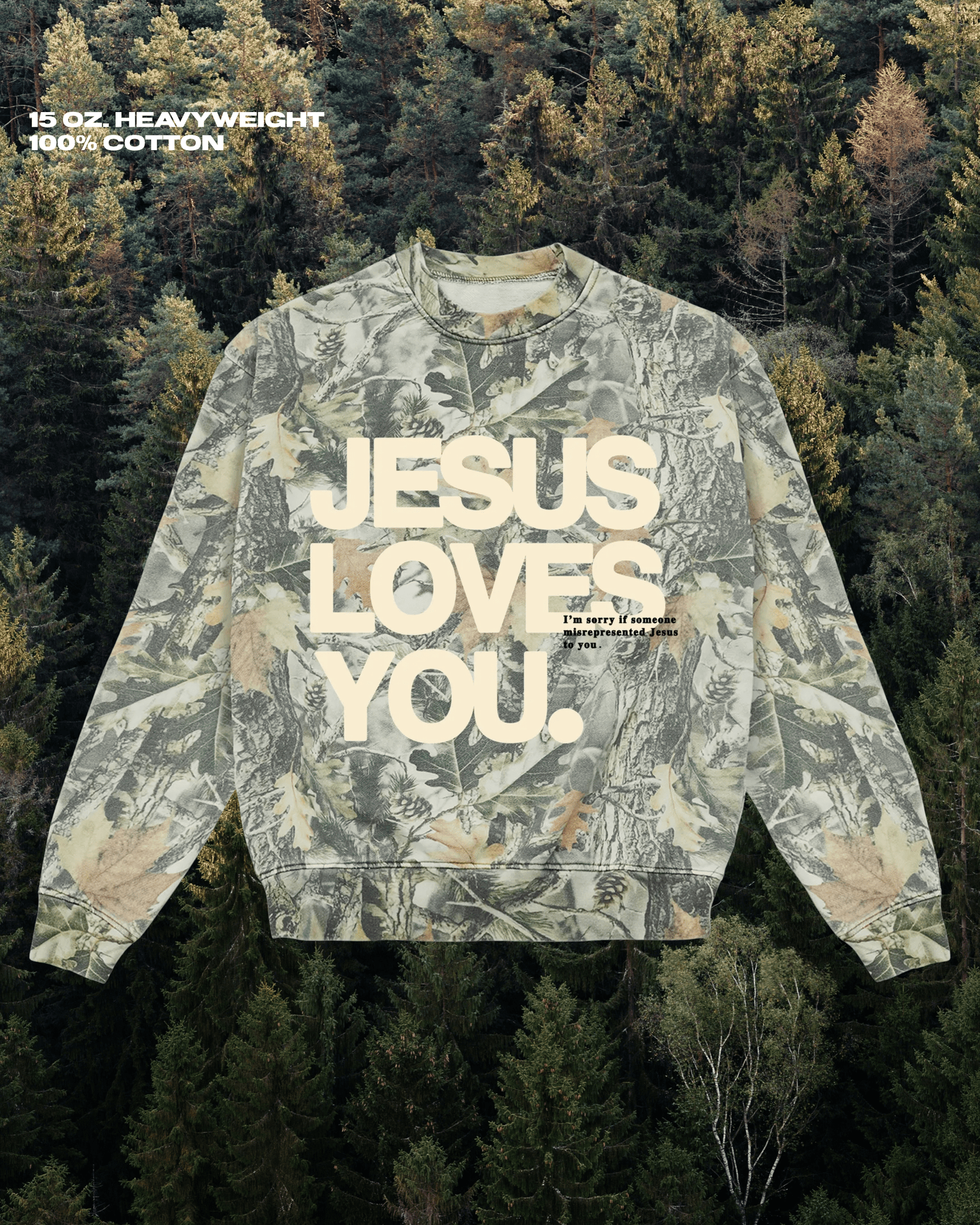 Jesus Loves You Camo Crew