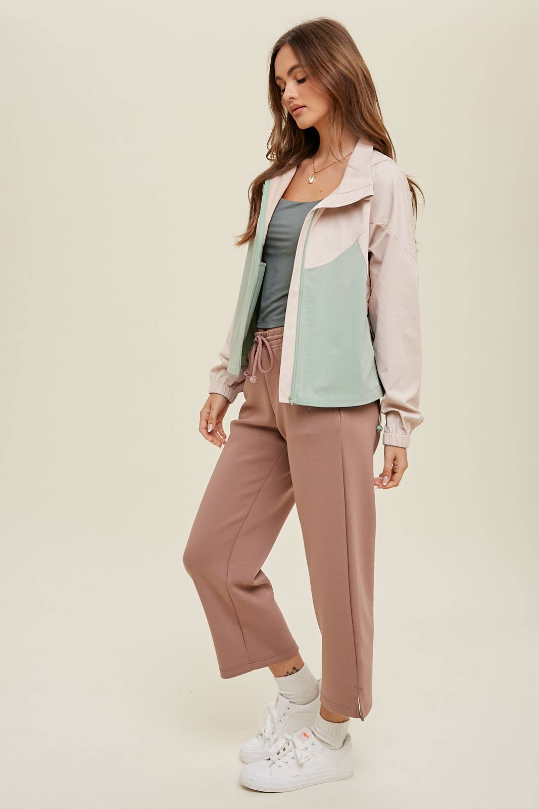 COLORBLOCK HOODED JACKET