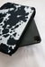 Black Cowhide Laptop Case