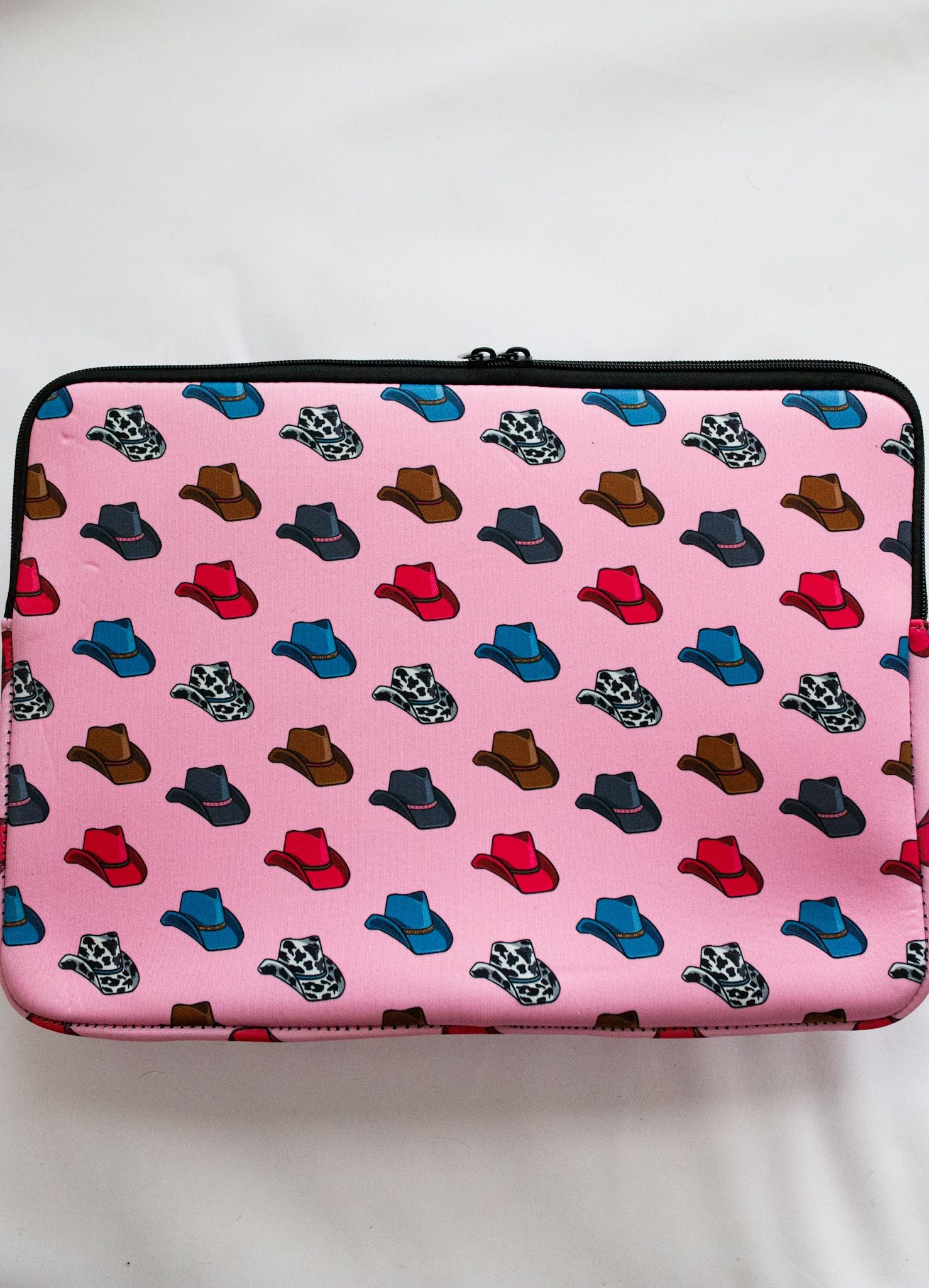 Pink Cowboy Hat Laptop Case