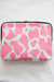 Pink Cowhide Laptop Case