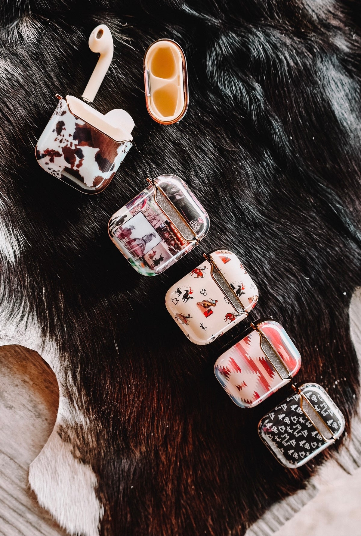 Cowhide Air Pod Case